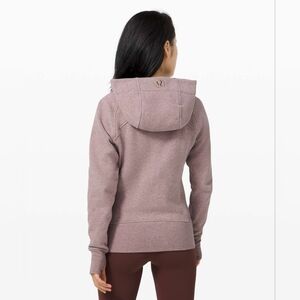 🍋 Lululemon Scuba Full-Zip Hoodie Heathered Violet Verbena Size 10